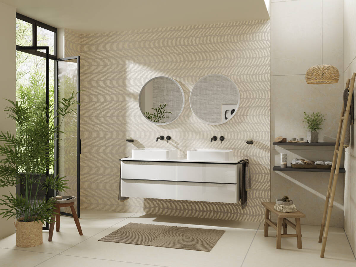 Mitigeur de lavabo encastré Hansgrohe Tecturis S 225 mm en noir mat - vue 3