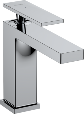 Mitigeur de lavabo Hangrohe Tecturis E 110 CoolStart avec bonde Push-Open