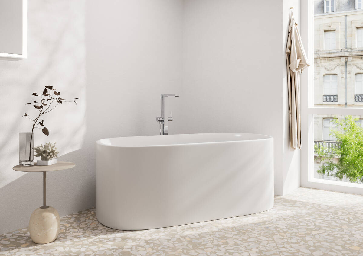 Mitigeur de bain / douche Hansgrohe Tecturis E pour montage au sol