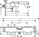 Tecturis E Mitigeur bain/douche