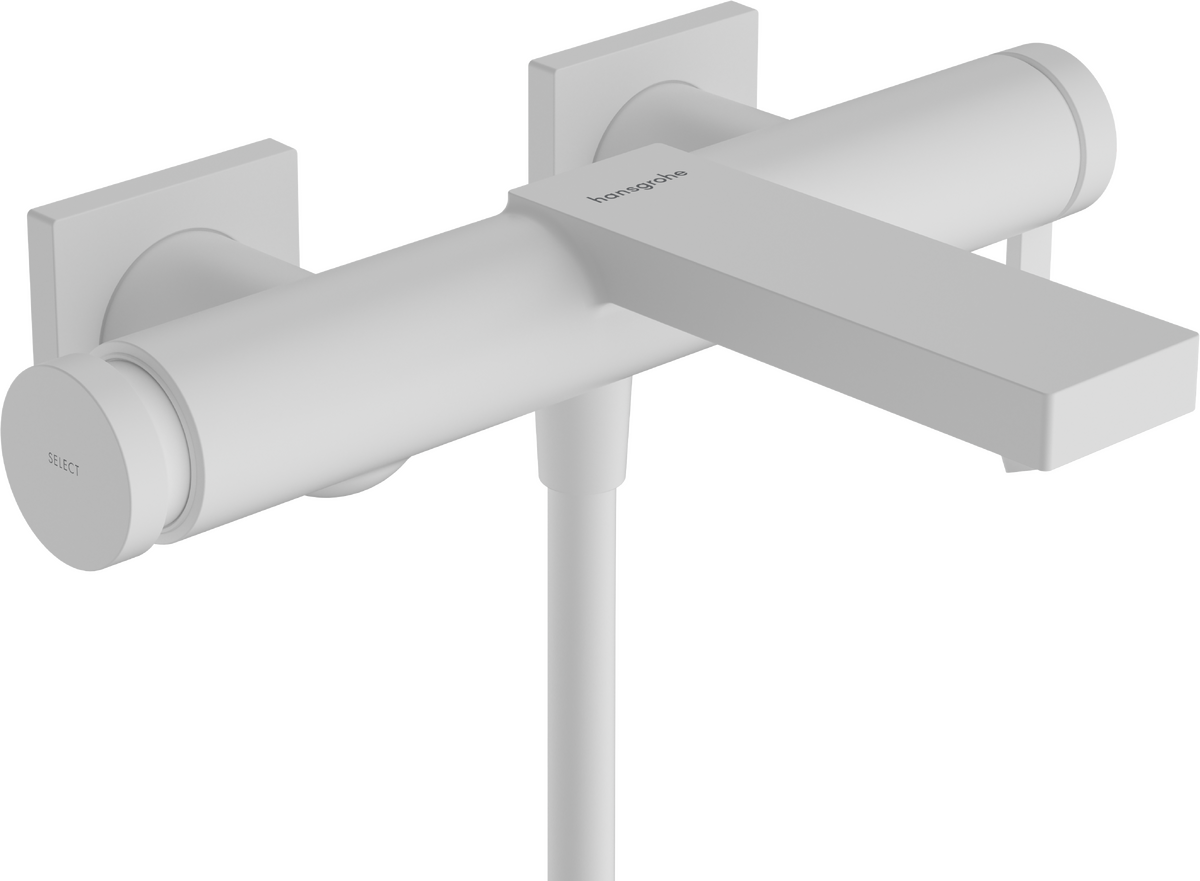 Mitigeur de bain / douche Hansgrohe Tecturis E en blanc mat