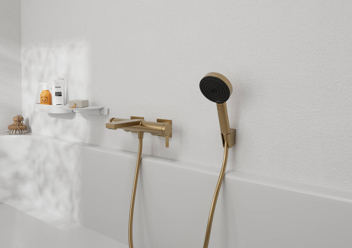 Mitigeur de bain / douche Hansgrohe Tecturis E en bronze brossé