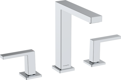 Mélangeur de lavabo 3 trous Hansgrohe Tecturis E 150 avec bonde Push-Open