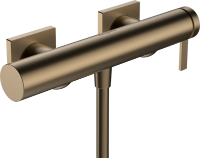 Mitigeur de douche Hansgrohe Tecturis E en bronze brossé