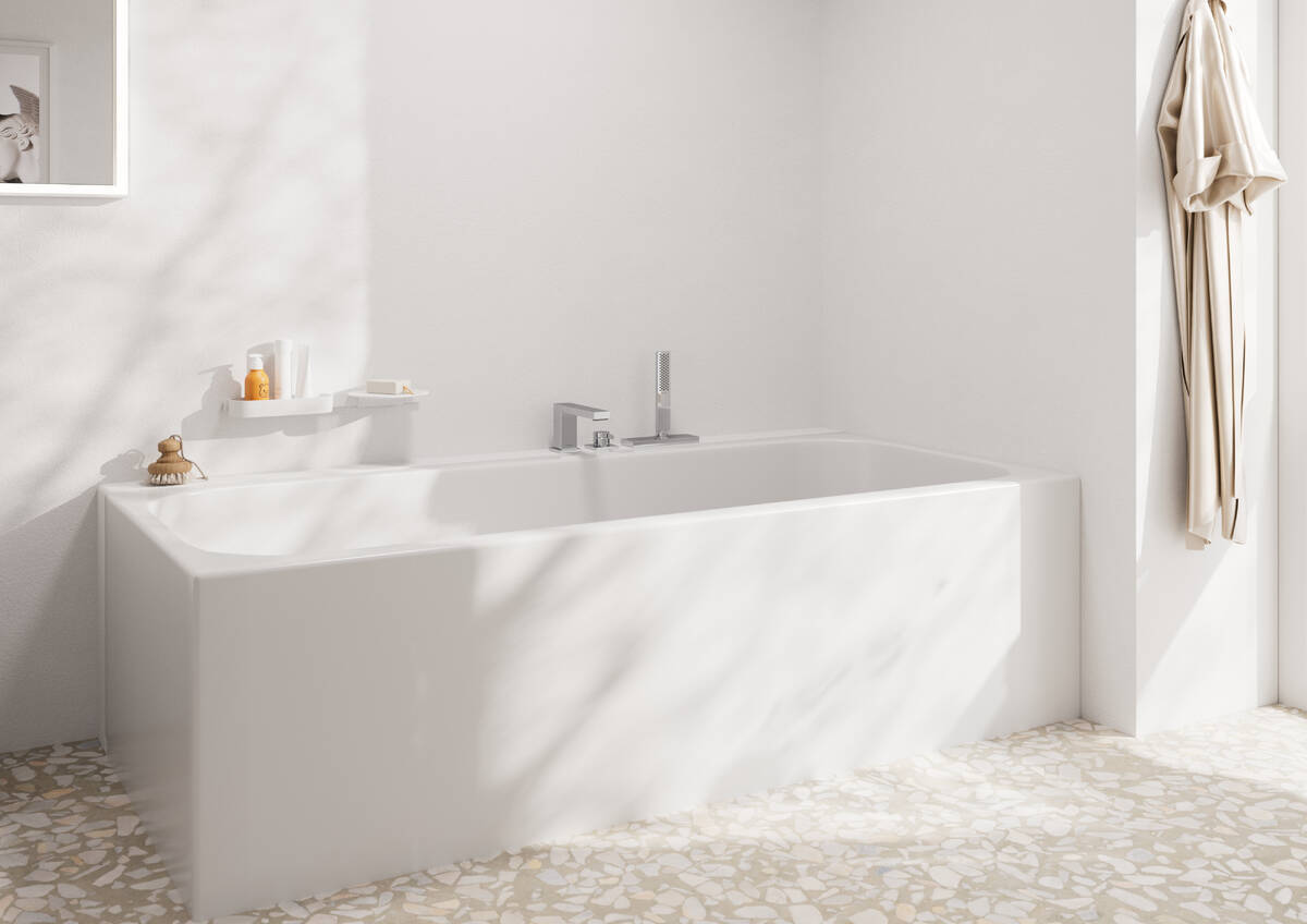 Mélangeur 3 trous pour montage sur bord de baignoire Hansgrohe Tecturis E avec sBox - vue 2