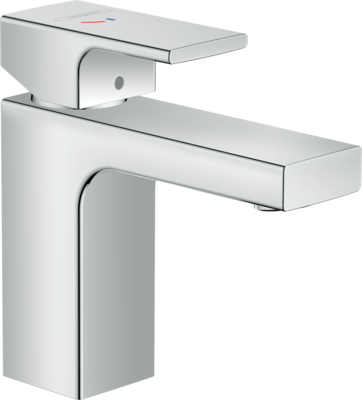 Mitigeur de lavabo Hansgrohe Vernis Shape 100 CoolStart chromé avec tirette et vidage