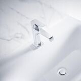 AXOR Citterio E Mitigeur de lavabo 130 avec poignée à levier avec tirette et vidage