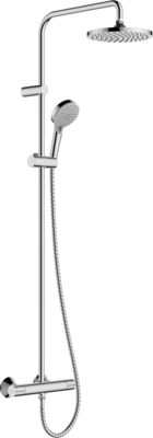 Colonne de douche Showerpipe Hansgrohe Vernis Blend 200 1 jet avec mitigeur thermostatique
