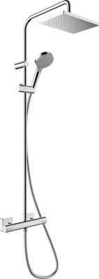Colonne de douche Showerpipe Hansgrohe Vernis Shape 230 1 jet avec mitigeur thermostatique