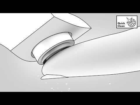 Mitigeur de lavabo AXOR Citterio 160 poignée manette avec tirette et vidage coupe rhombique