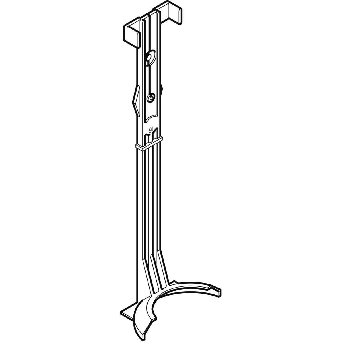 Geberit mounting bracket for Delta 12 cm and Twinline 12 cm concealed cistern