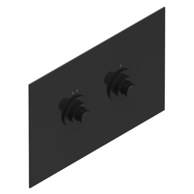 Plaque de déclenchement THG Paris WC compatible avec bâti-support Geberit Sigma (modèle classique) / PVD Bronze Brown