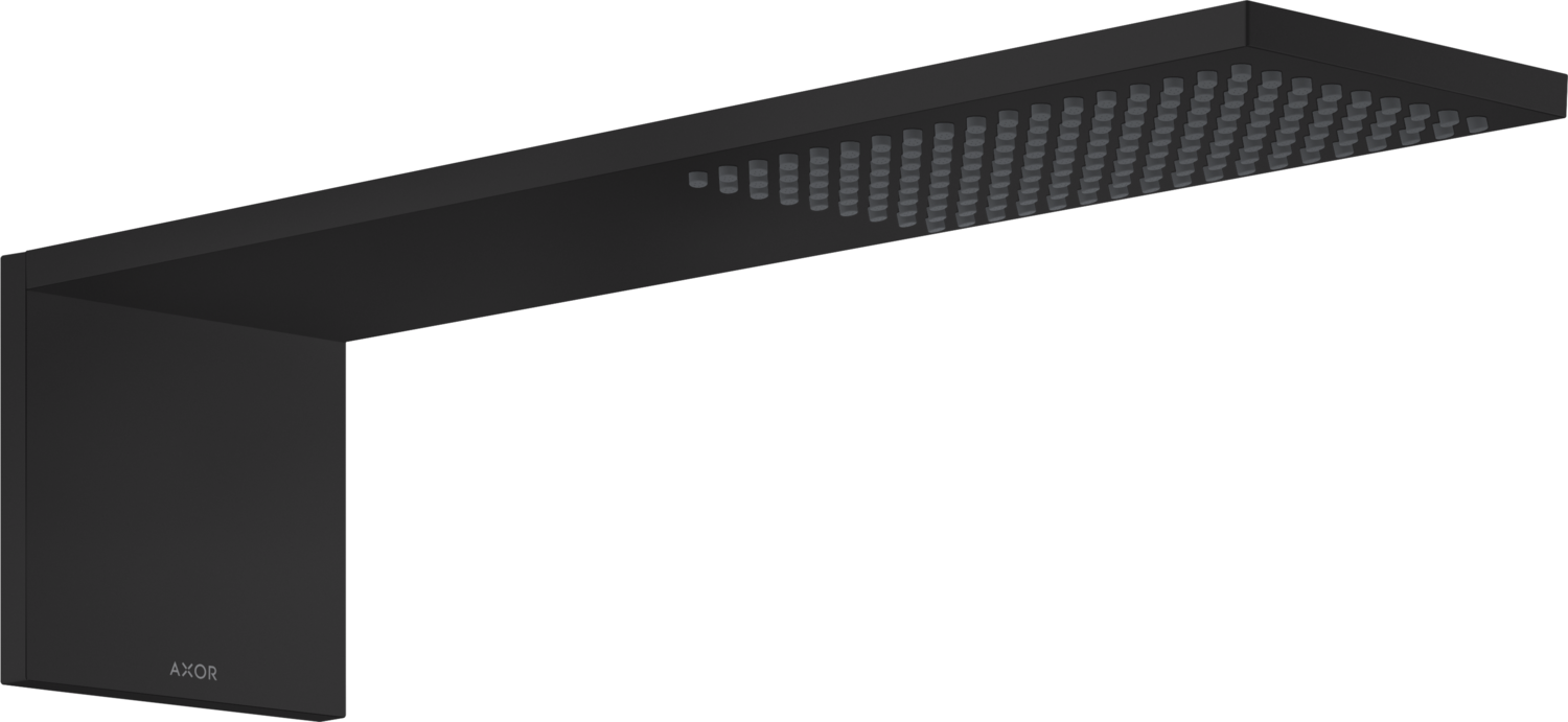 Module de douche de tête Axor ShowerComposition 110/220 1 jet, en noir mat