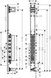 AXOR ShowerComposition Panneau de douche avec mitigeur thermostatique, douche de tête 110/220 1jet et douche d'épaule
