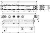 Corps d'encastrement pour module thermostatique 3 fonctions
