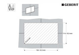 Info pour carreleurs, plaque de déclenchement Sigma60