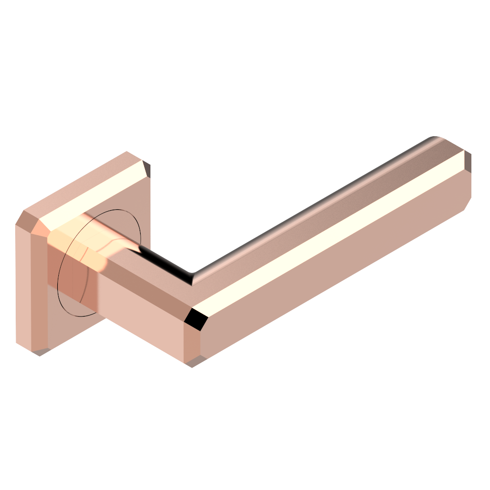 Paire de poignées de porte PVD blush​ THG Paris ​- Collection &quot;Berlin&quot;