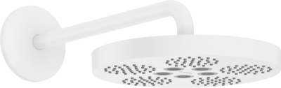 Douche de tête AXOR One 280 avec bras de douche 390 mm en blanc mat