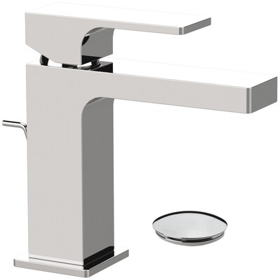 Mitigeur de lavabo Remer Absolute 114 en laiton chromé avec tirette et vidage