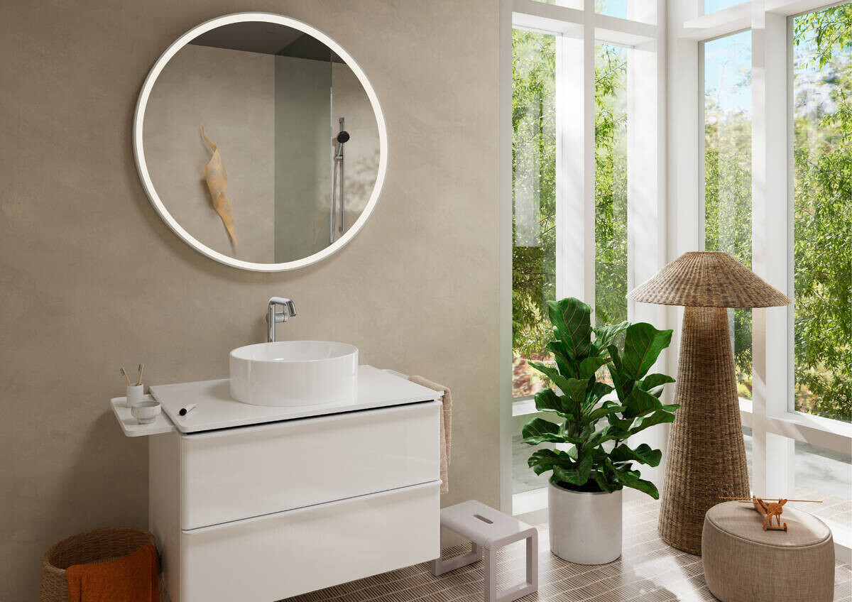Mitigeur de lavabo Hansgrohe Tecturis S Fine 240 CoolStart, avec bonde Push-Open — vue 2