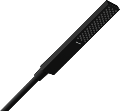 Douchette à main Hansgrohe Pulsify E 100 1 jet EcoSmart en noir mat