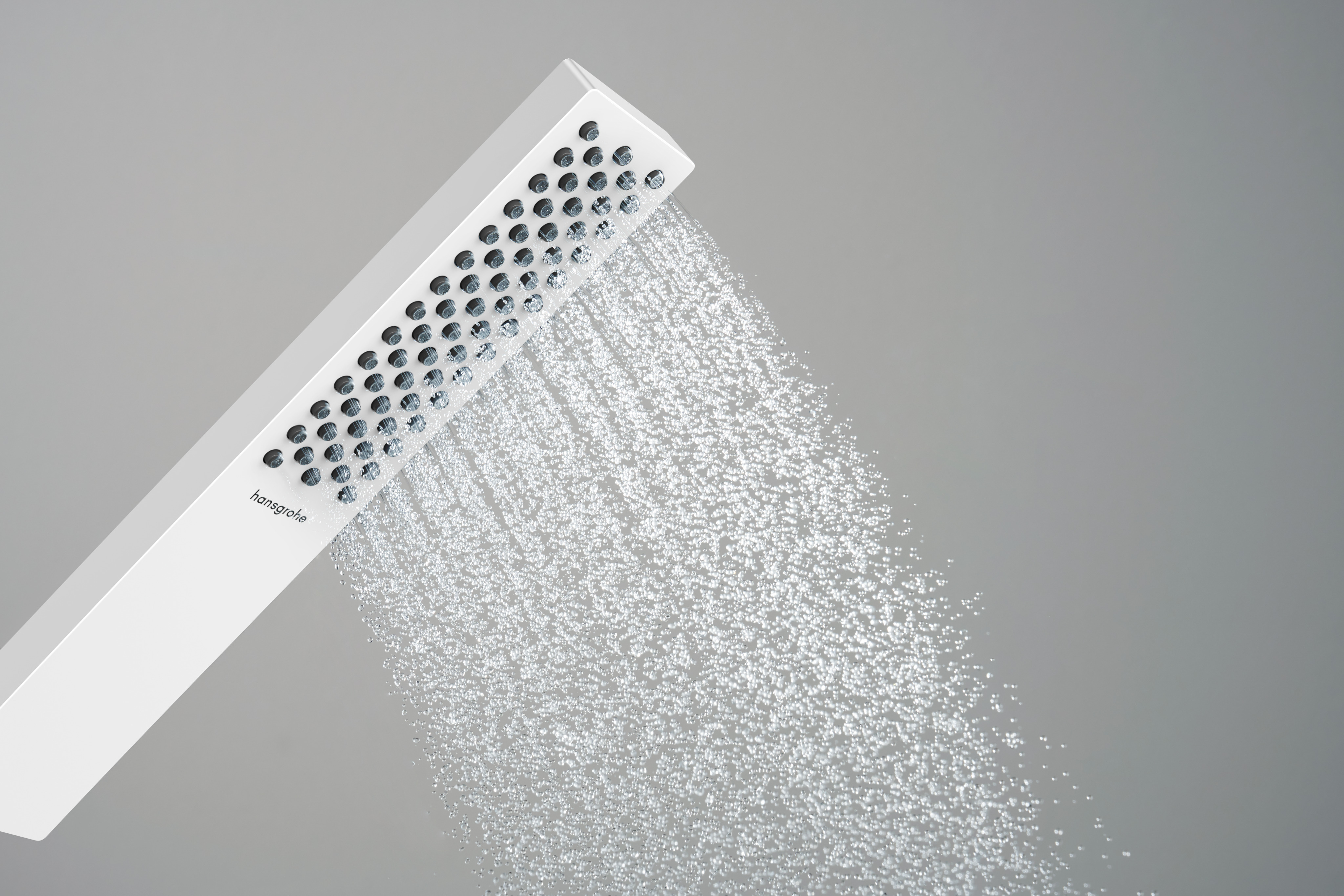 Douchette à main Hansgrohe Pulsify E 100 1 jet EcoSmart en blanc mat - vue 3