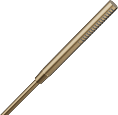 Douchette à main Hansgrohe Pulsify S 100 Tube 1 jet EcoSmart en bronze brossé