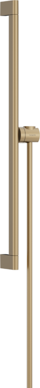 Barre de douche Hansgrohe Unica S Puro, avec support de douchette et flexible Isiflex 160 cm en bronze brossé