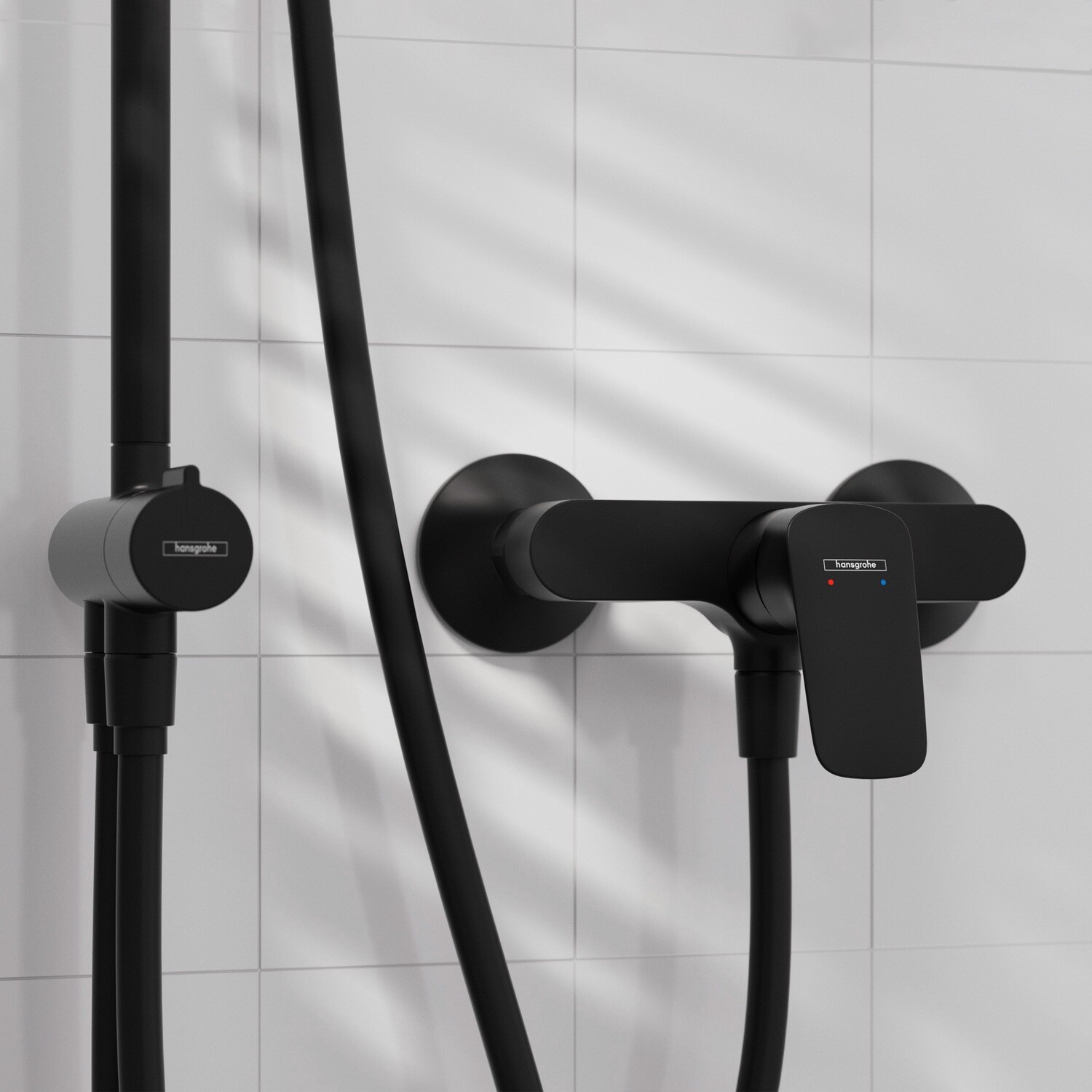 Hansgrohe Logis Matte Black Shower Mixer