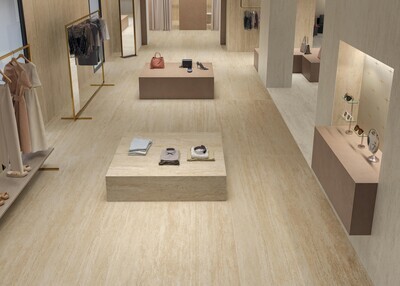 Grès cérame Marvel Travertine Sand Vein mat 60 x 120 cm - Atlas Concorde