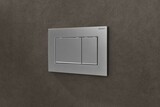 Geberit Sigma20 square plaque de déclenchement, chromé mat, design bandes chromé brillant, Easy Clean.