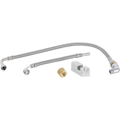 Kit de raccordement d'eau Geberit pour réservoirs apparents avec alimentation à l'arrière ou au centre