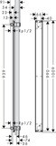 AXOR One Corps d'encastrement pour colonne de douche