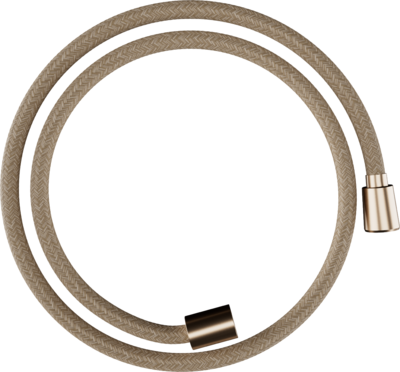Flexible de WC Hansgrohe textile Designflex 1,25 m, en bronze brossé