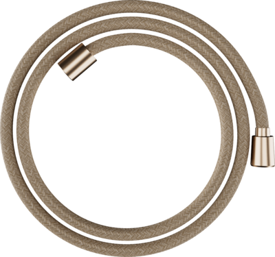 Flexible de douche Hansgrohe textile Designflex 1,60 m, en bronze brossé