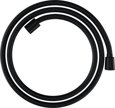 Flexible de douche Hansgrohe textile Designflex 1,60 m, en noir mat