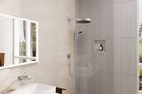 Barre de douche Hansgrohe avec douchette à main Rainfinity Select S Puro 130 3 jets et flexible Designflex