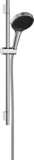 Barre de douche Hansgrohe avec douchette à main Rainfinity Select S Puro 130 3 jets et flexible Designflex