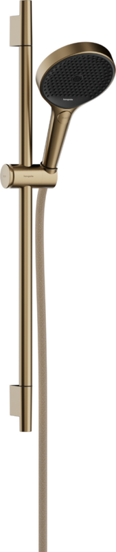 Barre de douche Hansgrohe avec douchette à main Rainfinity Select S Puro 130 3 jets et flexible Designflex, en bronze brossé