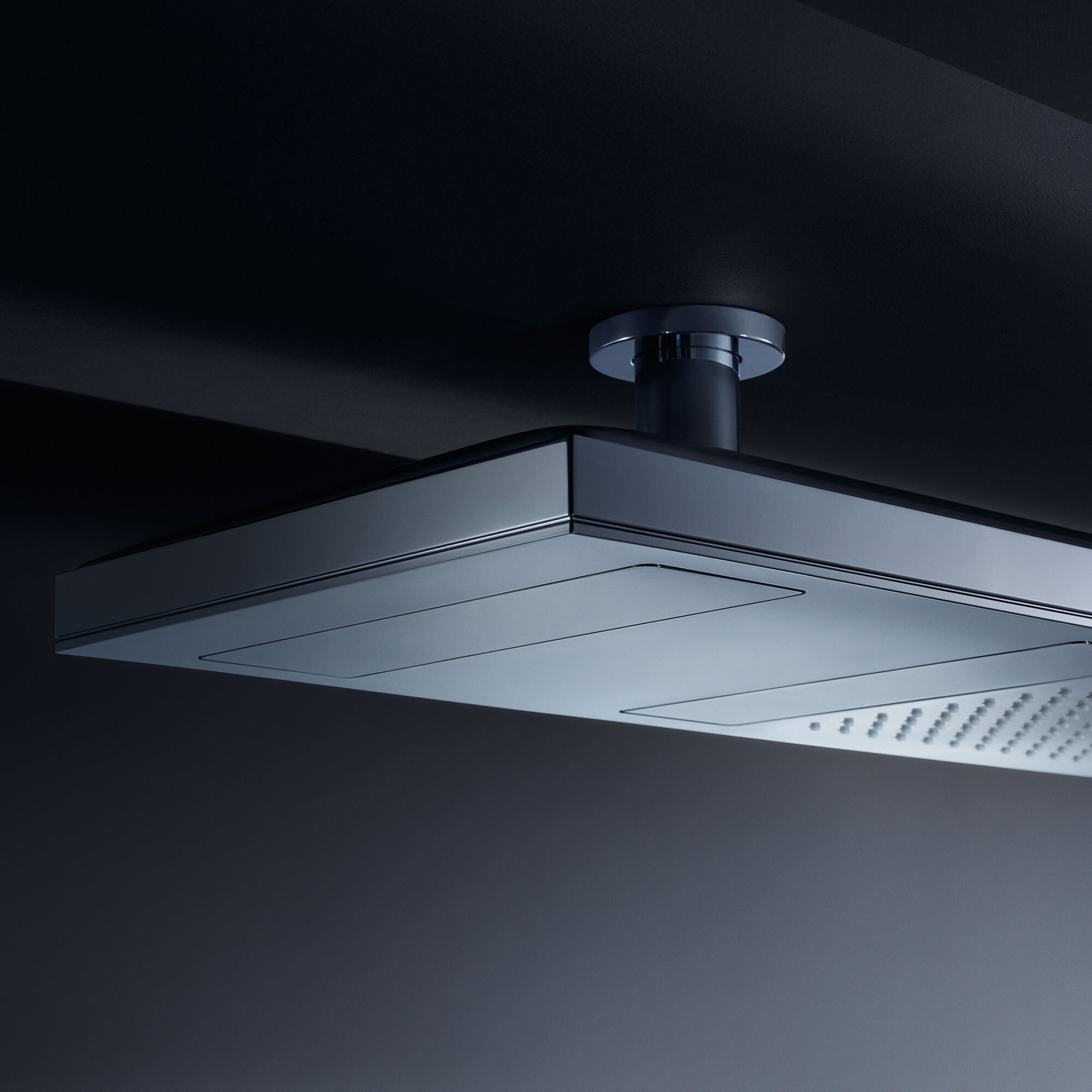 Douche de tête Axor ShowerSolutions 1200 avec éclairage, 4 jets avec raccord au plafond - vue 2