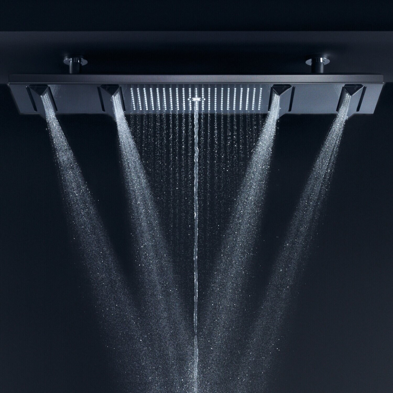 Douche de tête Axor ShowerSolutions 1200 avec éclairage, 4 jets avec raccord au plafond — vue 5