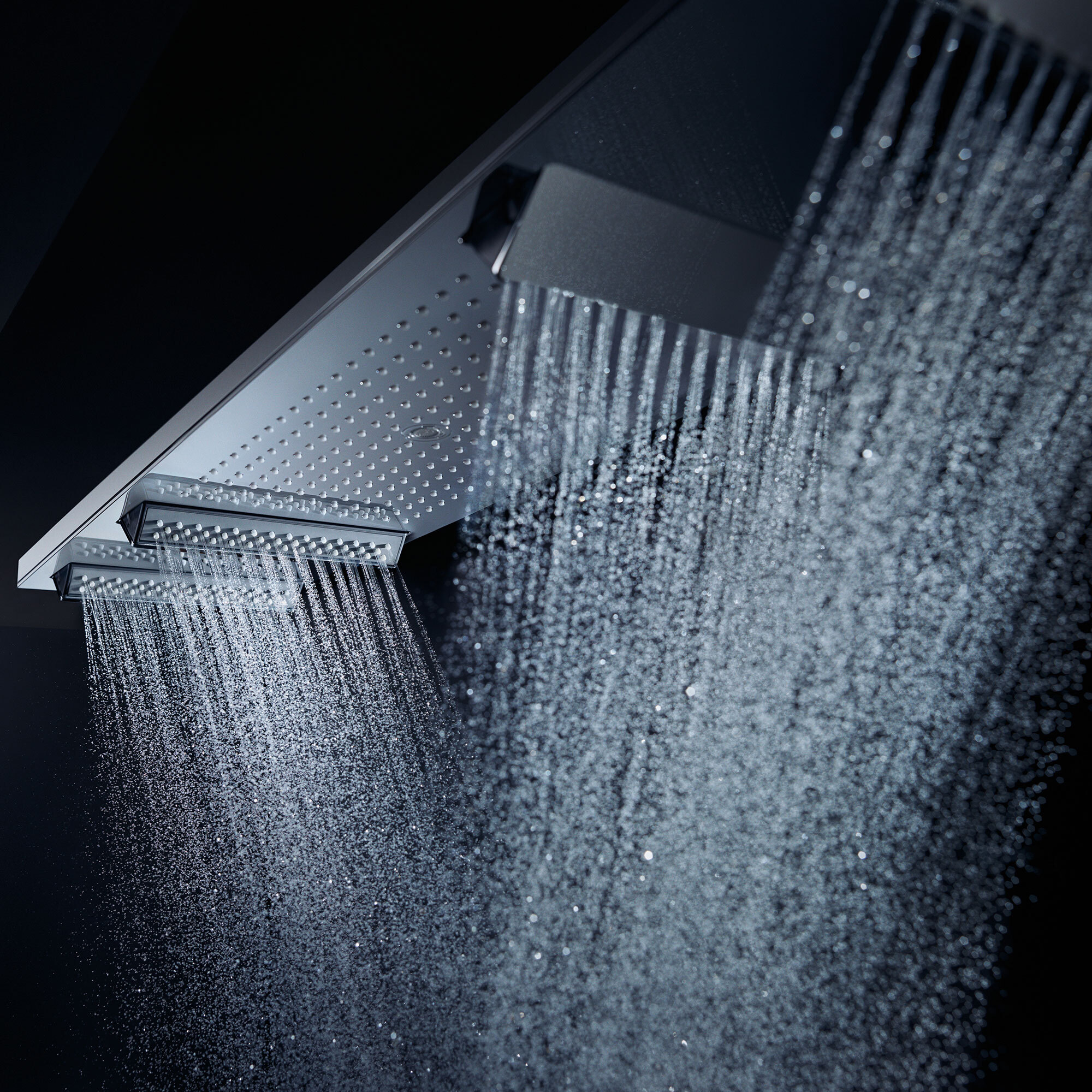 Douche de tête Axor ShowerSolutions 1200 avec éclairage, 4 jets avec raccord au plafond - vue 7