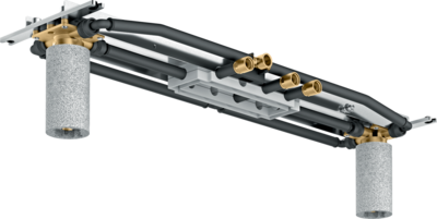 Corps d&#39;encastrement AXOR ShowerSolutions pour douche de tête au plafond 1200 x 300 mm, 4 jets