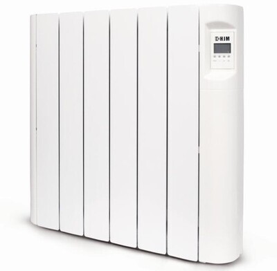 Radiateur électrique HJM avec thermostat 1000 W à 6 éléments