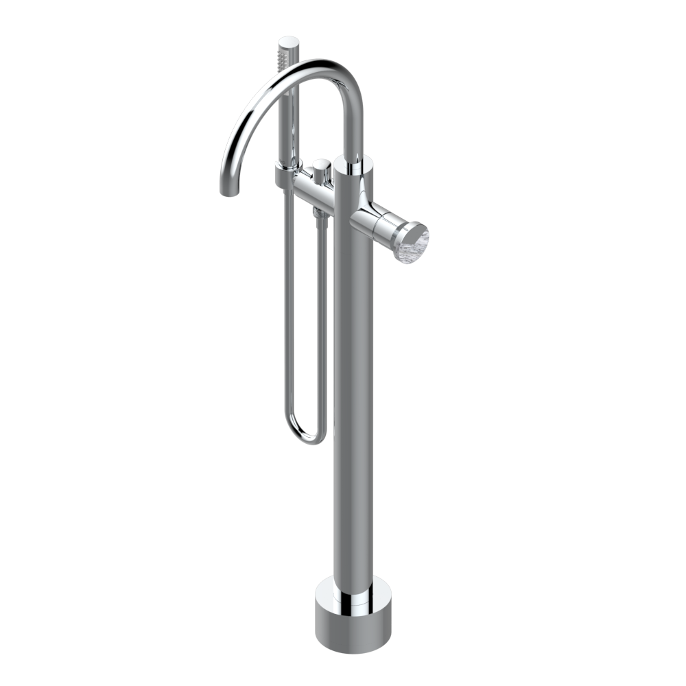 Mitigeur de bain / douche sur pied THG - Collection &quot;Yoko Delta Howlite&quot;