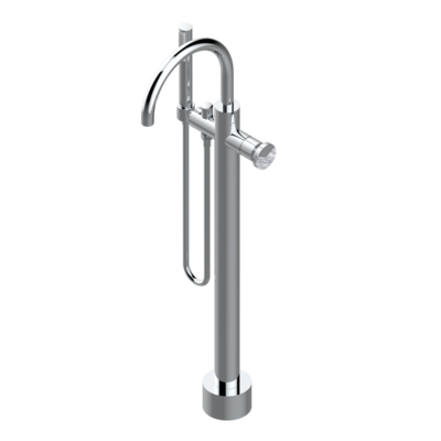 Mitigeur de bain / douche sur pied THG - Collection &quot;Yoko Delta Howlite&quot;