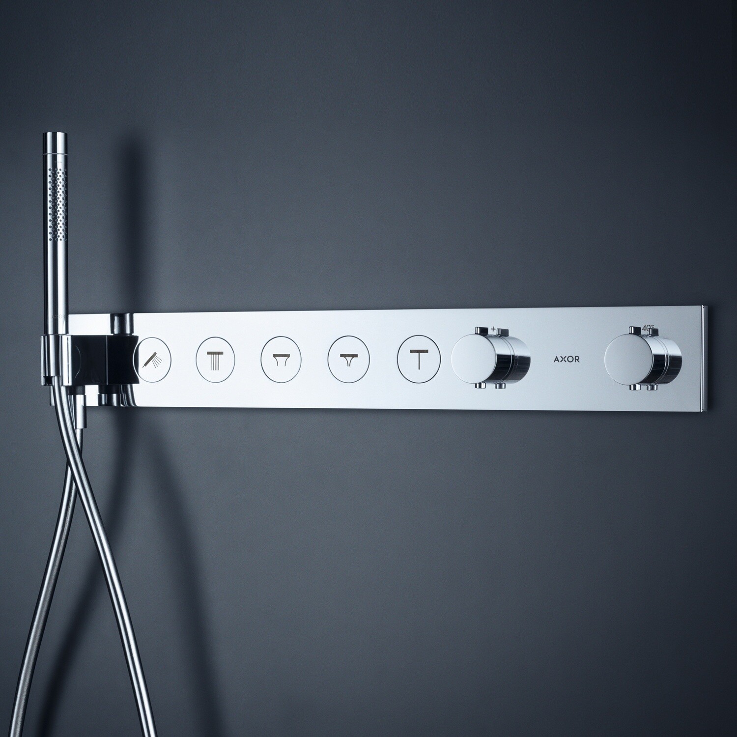 Module thermostatique encastré Axor ShowerSolutions avec 5 fonctions