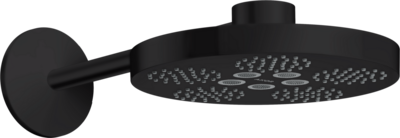 Douche de tête AXOR One 280 avec bras de douche 389 mm en noir mat