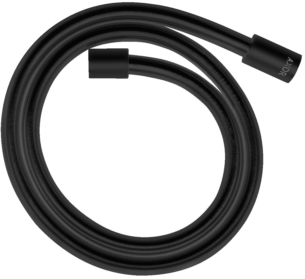 Flexible de douche Axor Starck avec écrous cylindriques 1,60 m en noir mat