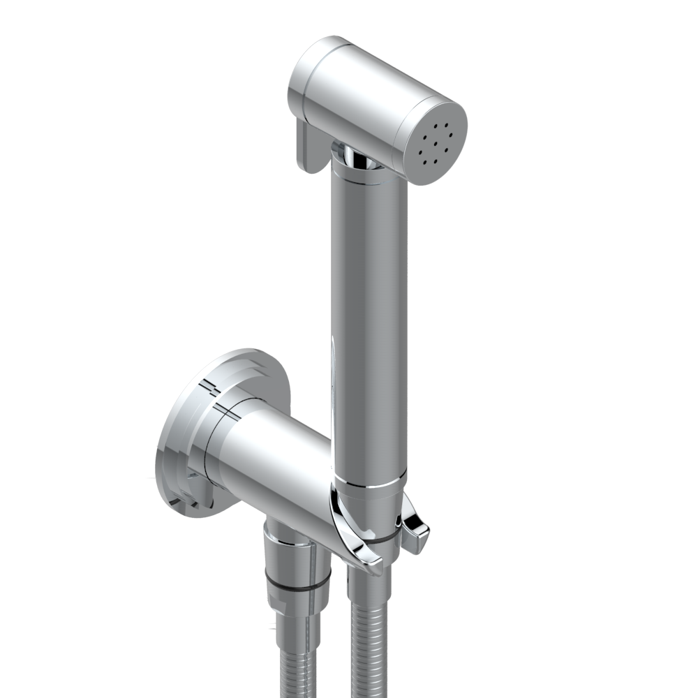 Ensemble hygiénique de WC THG avec butée - Collection &quot;Le 9 howlite&quot;